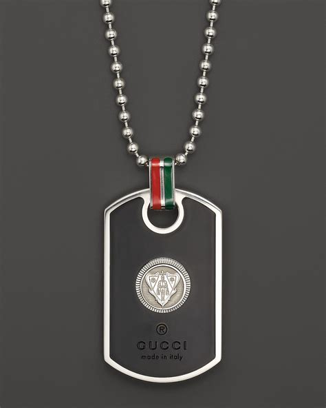 cheap gucci dogtags|gucci necklace dog tag.